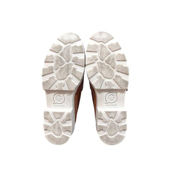 Born Contessa Loafer Brown Cognac Leather Sporty Lug Sole Womens Size 7.5 - Picture 9 of 12